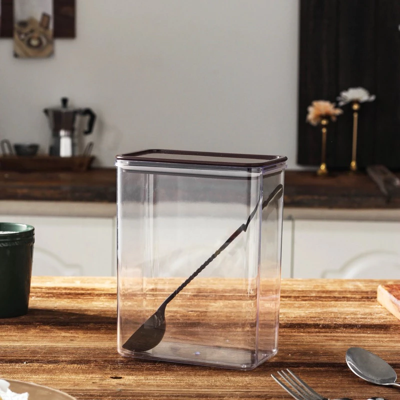 Acrylic Food Storage Powder Container Canister